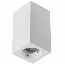 Γύψινο Σποτ Τετράγωνο 70x70mm Εξωτερικό για Σποτ GU10 21-11015